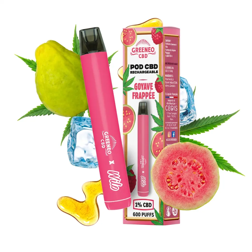 Greeneo CBD Pod Rechargeable — Goyave Frappée