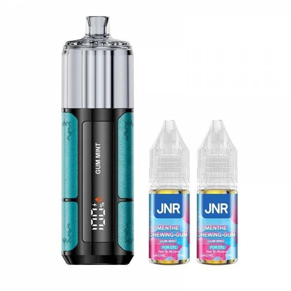 JNR Shisha Pro 39K — Gum Mint (Menthe Chewing-Gum)