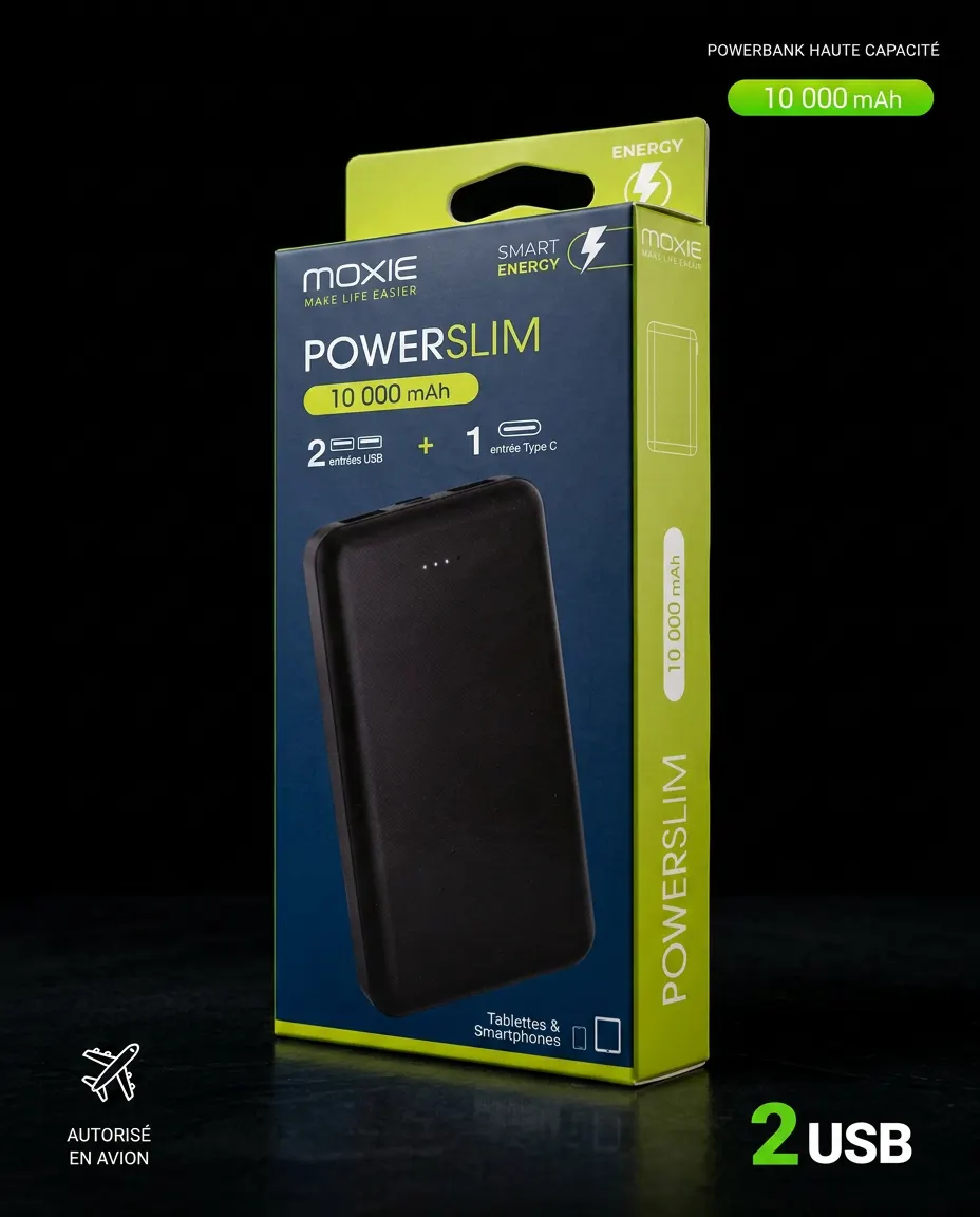 Power Bank 10000mAh — Moxie